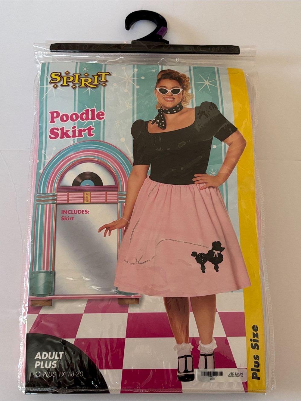 Spirit Pink Poodle Skirt